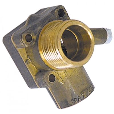 gas connecting piece thread M24x1,5 tube ø 12/16mm vertical for PEL gas taps