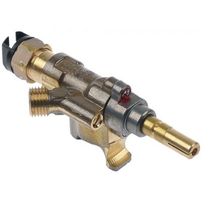 Robinet de gaz Sabaf 10 cu montare pe teava ø 16 mm, conectare termocupla cu papuc, Berto's 31274500, 31275000 - 101357
