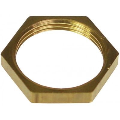 Piulita M17x1 mm, H 3 mm, hexagon 19 mm, din alama - 101394