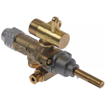 gas tap alternatives to EGA type GPEL21R with pipe outlet gas input M15x1 (tube ø 10mm)