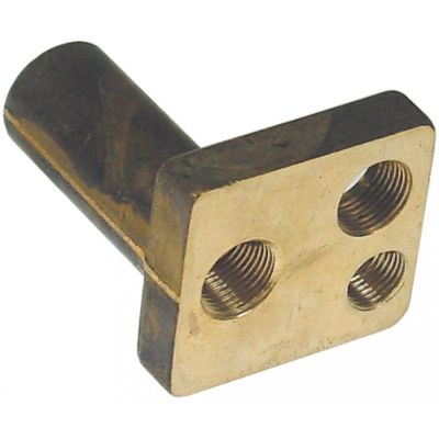 pilot burner cap with screw connection for igniton electrode