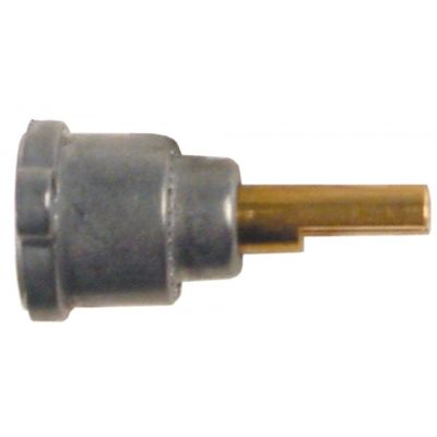 Cap robinet de gaz PEL20, ax ø 8x5,5 mm, L 23/15 mm, tesit dreapta/stanga - 101809