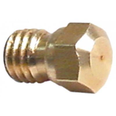 pilot burner nozzle natural gas bore ø 0,41mm code 41 gas pressure 20mbar M5x0,75