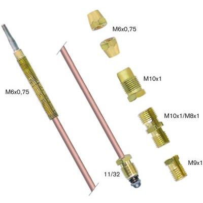 Dispozitiv de siguranta la stingerea flacarii (senzor flacara) 90 cm, set termocupla de 6 componente - 102000