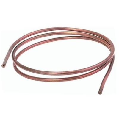 Teava de cupru moale ext. ø 4 mm, int. 2 mm, perete 1 mm, lungime 1 metru - 102110M