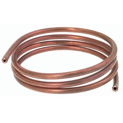 Teava de cupru moale ext. ø 6 mm, int. 4 mm, perete 1 mm, lungime 3 metri - 102111