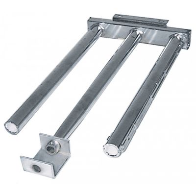 Arzator tubular cu 2 rampe, L 507 mm, W 240 mm, ø 28 mm, H 50 mm - 104173