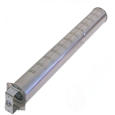 Arzator tubular, ø 50mm, L 410mm, latime flansa 52mm, flansa ø 75mm, pentru fierbator - Cod 104244