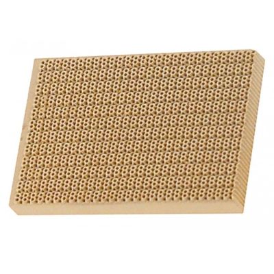 Placa ceramica cu orificii multiflacara, pentru arzator ceramic 102 x 72 mm, grosime 13 mm - 104597