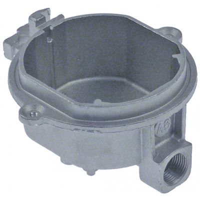 Baza arzator 3 kW pentru capac ø 100 mm, locas electrod aprindere ø 6 mm, termocupla ø 6 mm - 105059