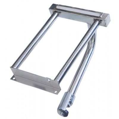 Arzator tubular cu 2 bare, L 380mm, W 245mm, H 150mm - Cod 105148