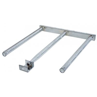 Arzator tubular cu 3 bare, L 585mm, W 455mm, ø 28mm, H 40mm, pentru bain marie - Cod 105162