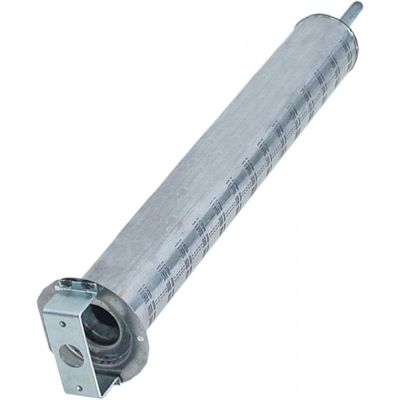 Arzator tubular, ø 50mm, L 370mm, latime flansa 71mm, flansa ø 75mm - Cod 105215