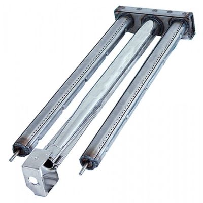 Arzator gaz cu 2 ramuri 525 x 167mm, ø 28mm, H 50mm - 105345