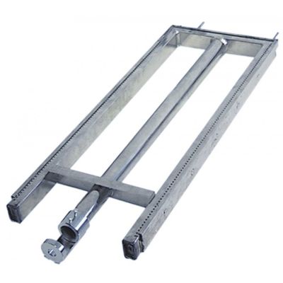 Arzator gaz cu 2 rampe 650 x 235 mm, H 40 mm - 105352