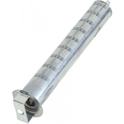 Arzator tubular, ø 50mm, L 320mm, latime flansa 72mm, flansa ø 75mm - Cod 105407