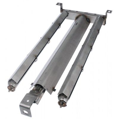Arzator tubular cu 2 brate 540 x 220 mm, H 60 mm, gratar cu roca vulcanica Fagor - 105431