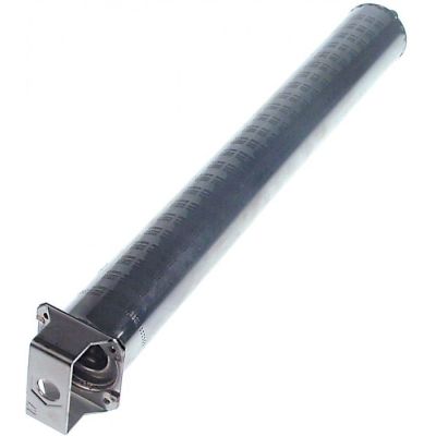 Arzator tubular, ø 50 mm, L 408 mm, flansa 57x57 mm - 105645