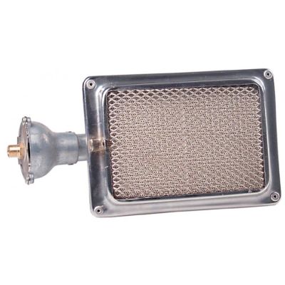 Arzator ceramic ext. 203 x 143 mm, suprafata ardere 160 x 109 mm, arzator kebab, gyros, shaorma - 105987