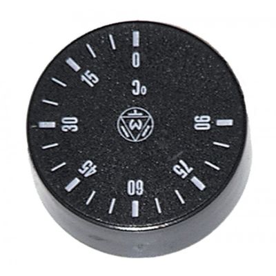 Buton termostat 0-90°C, ø 42 mm, ax ø 6x4,6 mm - 110100