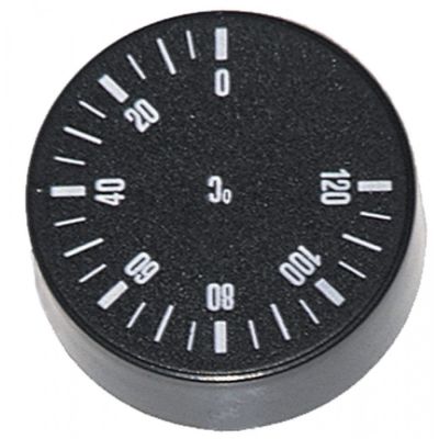 knob t.max. 120°C temperature range 0-120°C ø 42mm - Code 110101