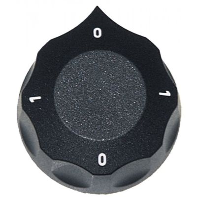 knob symbol switch 0-1-0-1 ø 60mm shaft ø 6x4,6mm - Code 110113