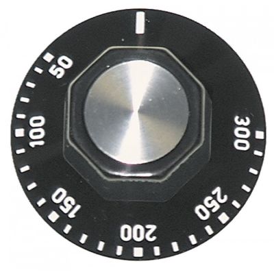 Buton termostat cu gradatii 50-300 °C, diametru ø 50 mm - 110123
