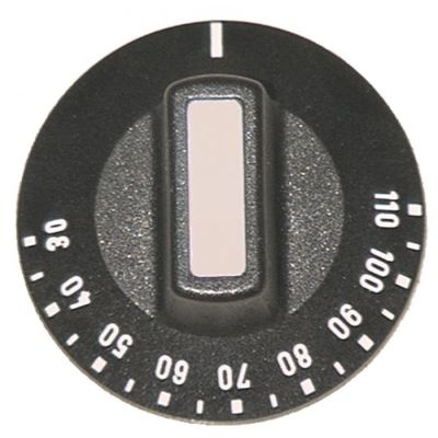 Buton termostat 30-110 °C, ø 50 mm, ax ø 6x4,6 mm - 110241