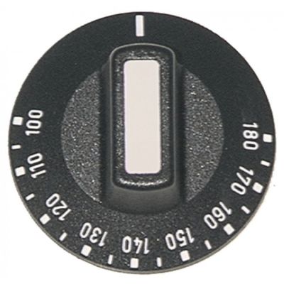 Buton termostat friteuza 100-180 °C, ø 50 mm, ax ø 6 x 4,6 mm - 110242