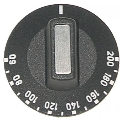 knob symbol thermostat t.max. 200°C ø 50mm - Code 110243