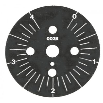 Disc indicator pentru timer 4 minute, ø 60 mm, pentru buton ø 45 mm - 110370