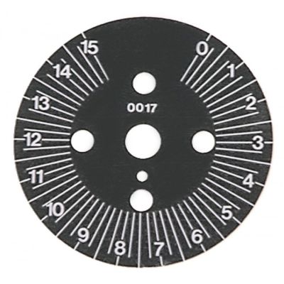 Disc indicator, 15 minute, ø 60 mm, pentru timer - 110371