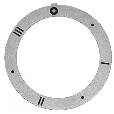 knob dial plate silver switch 7-position - Code 110552