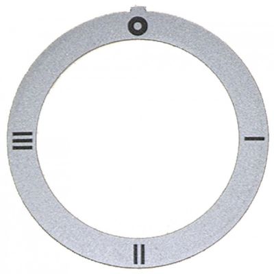knob dial plate silver swith 4-position - Code 110553