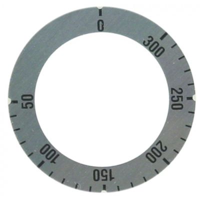 knob dial plate symbol thermostat t.max. 300°C - Code 110564