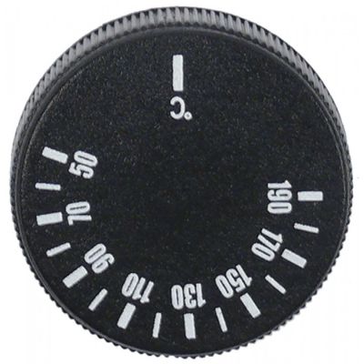 Buton termostat cu gradatii 50-190°C, ø 41 mm - 110567