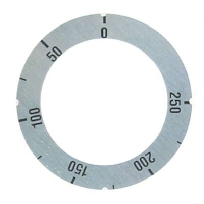 knob dial plate symbol thermostat t.max. 250°C - Code 110573