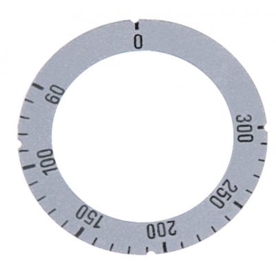 knob dial plate symbol thermostat t.max. 300°C - Code 110575
