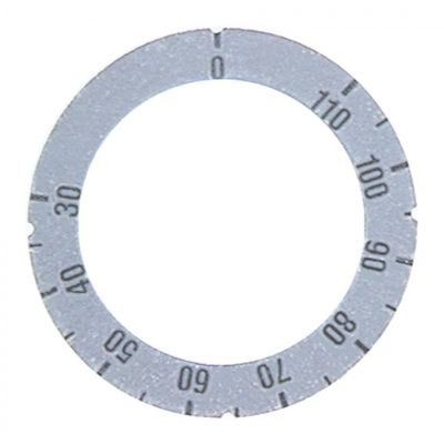 knob dial plate symbol thermostat t.max. 110°C - Code 110577