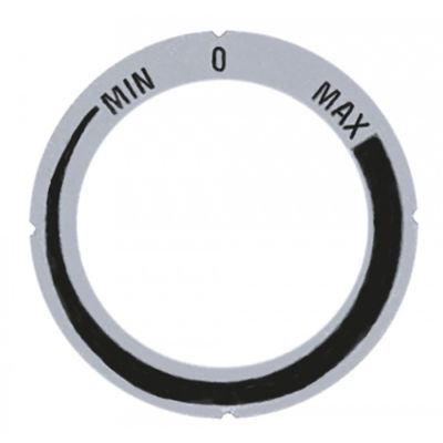 knob dial plate symbol energy regulator 1-circuit - Code 110578