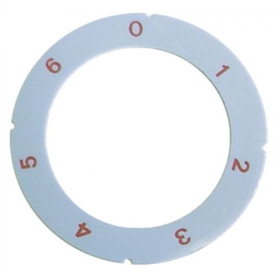 knob dial plate symbol switch 7-position - Code 110592