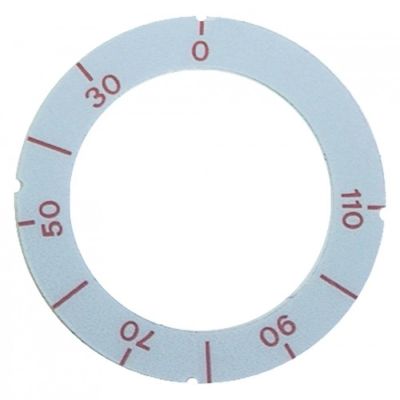knob dial plate symbol thermostat t.max. 110°C - Code 110597