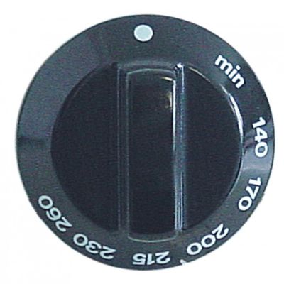 knob symbol gas thermostat t.max. 260°C ø 60mm - Code 110938