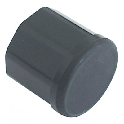 Buton ø 46 mm, negru - 111109