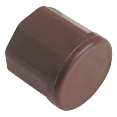 knob ø 46mm shaft ø lead: 2mm claret - Code 111111