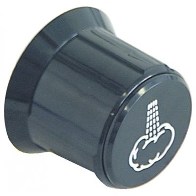 Buton cu simbol abur ø 60mm, ax ø 7x7mm - 111115