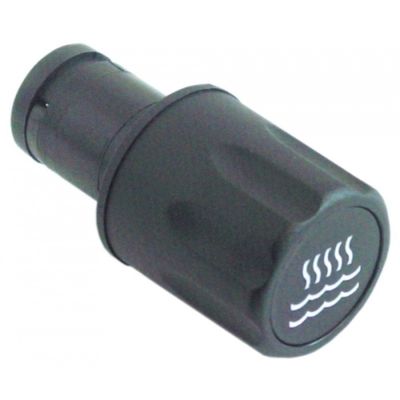 Buton cu simbol apa ø 47mm, ax ø 20mm - 111167
