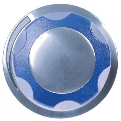 Buton albastru ø 70 mm, ax ø 9x6,5 mm, Imperial USA - 112297