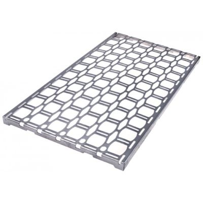 Grilaj pentru brichete 600 x 330 mm, H 22 mm, din inox - 211000