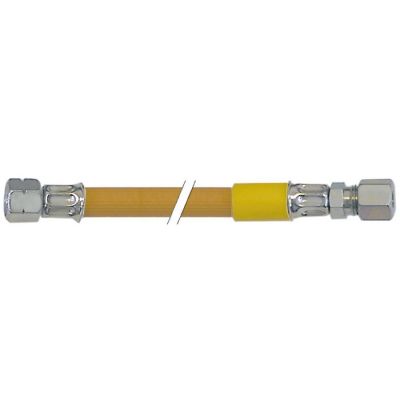 Furtun de gaz, racord filet pe stanga ¼ ", racord pentru tub 8 mm, L 400 mm - 250002